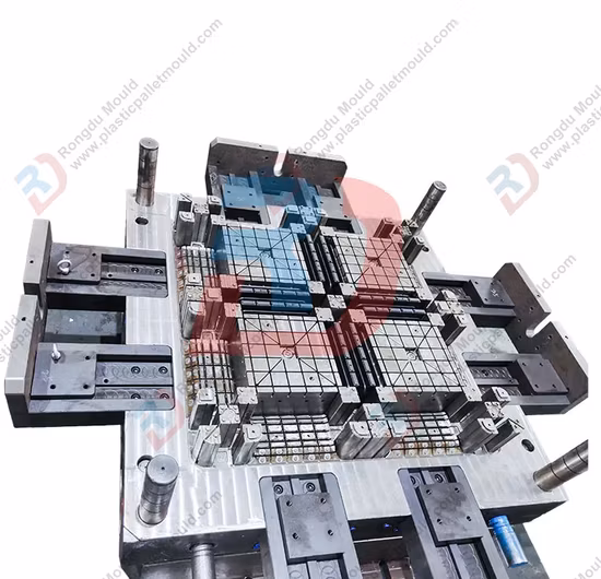 1200*1200*160mm HDPE/PP Light Disposable Delivery Plastic Injection Logistics Window Pallet Mould
